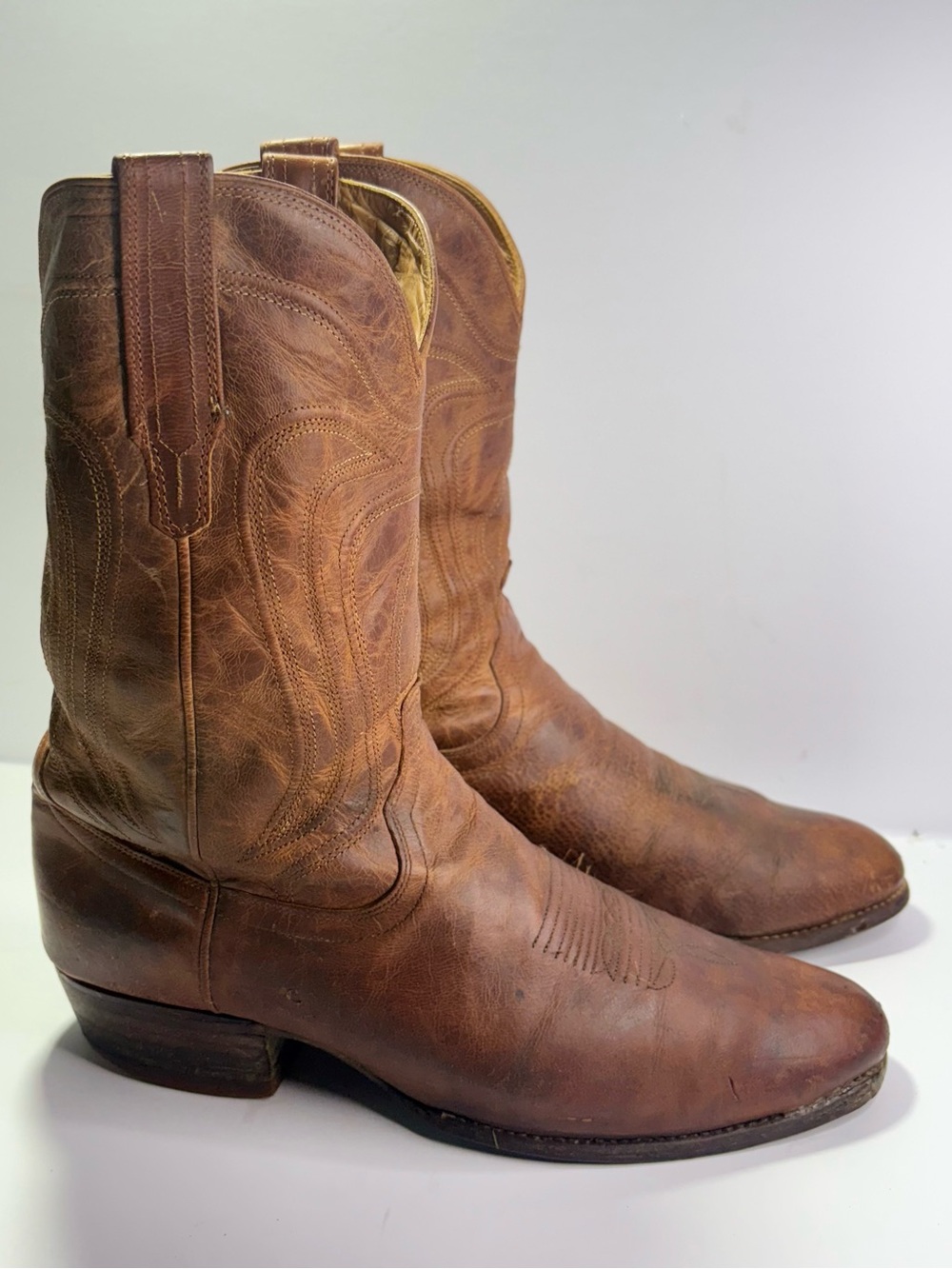 Tecovas 14D The Cartwright goat skin cowboy boots